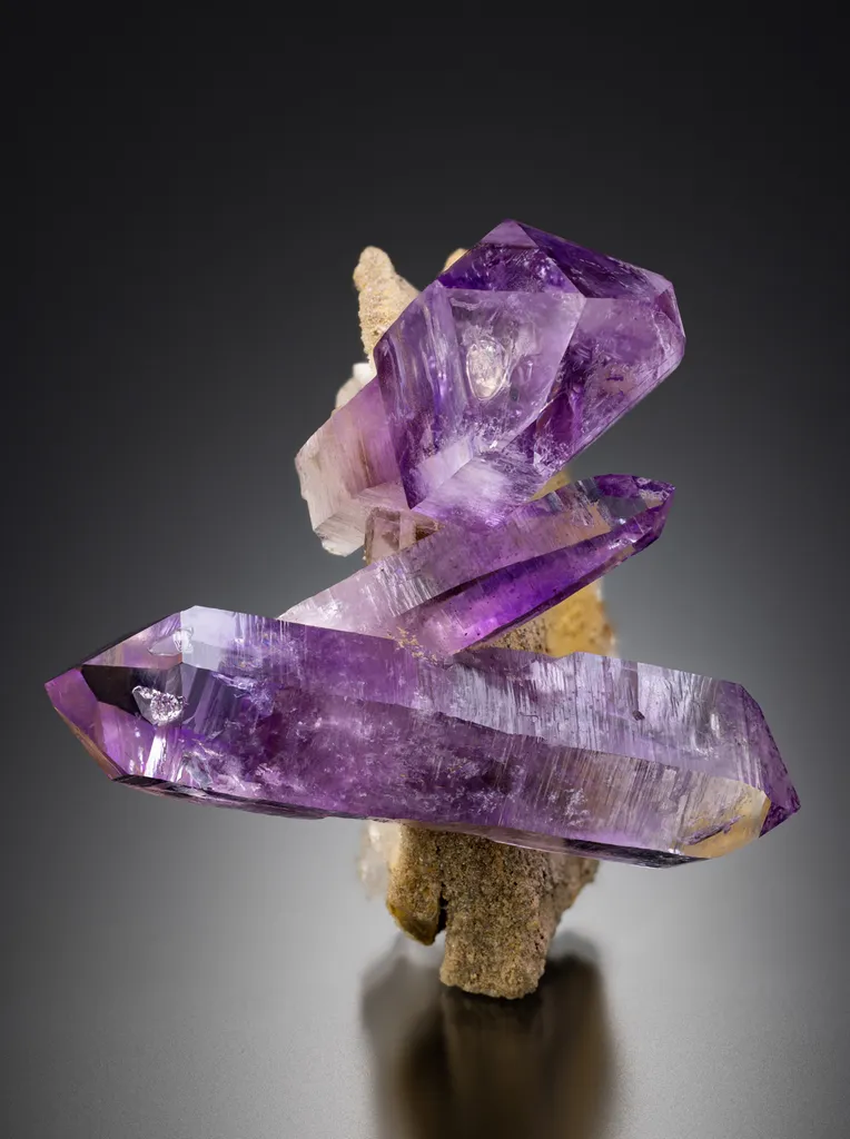 Quartz var. Amethyst and Scepter Amethyst - image 3