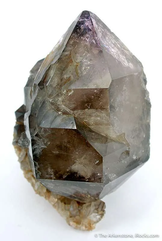 Quartz Var. Amethyst and Smoky - image 1