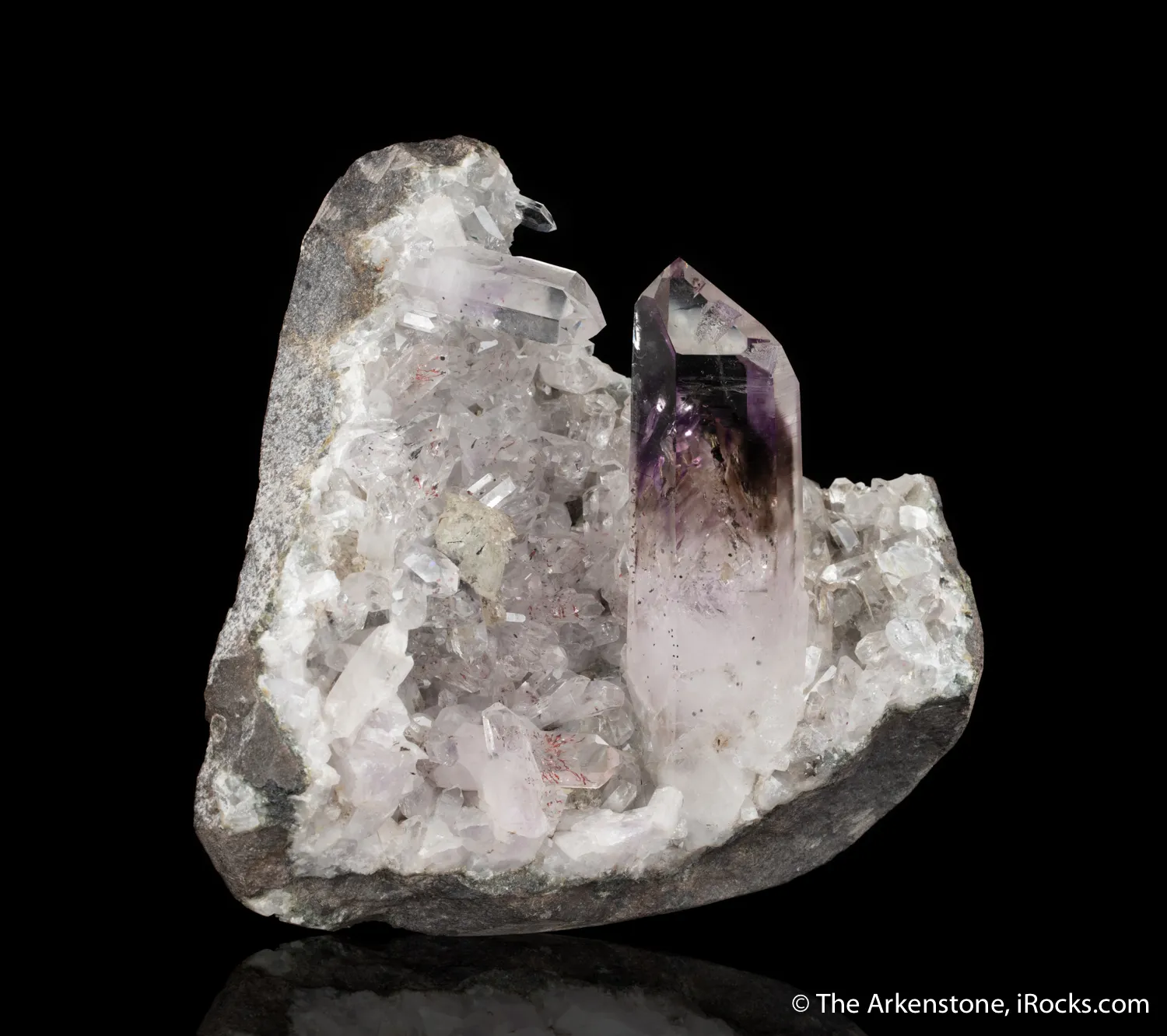Quartz var. Amethyst and Smoky - image 1