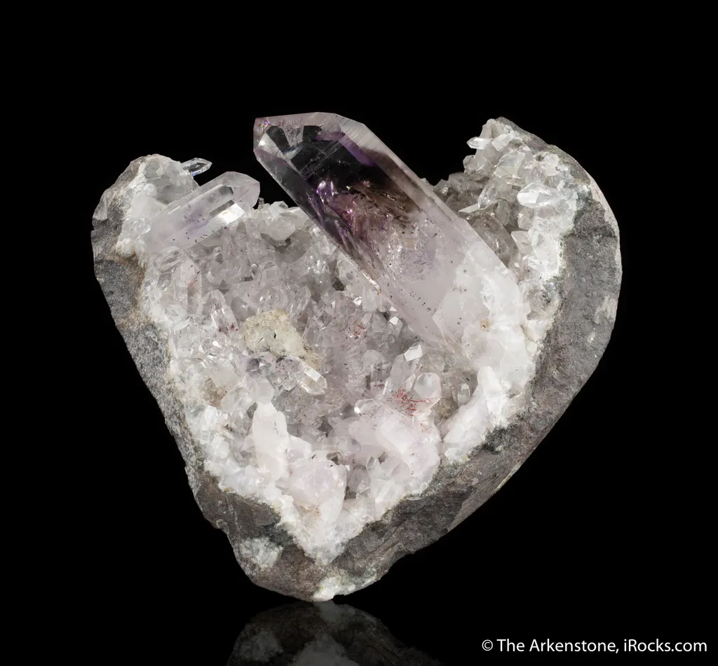 Quartz var. Amethyst and Smoky - image 5