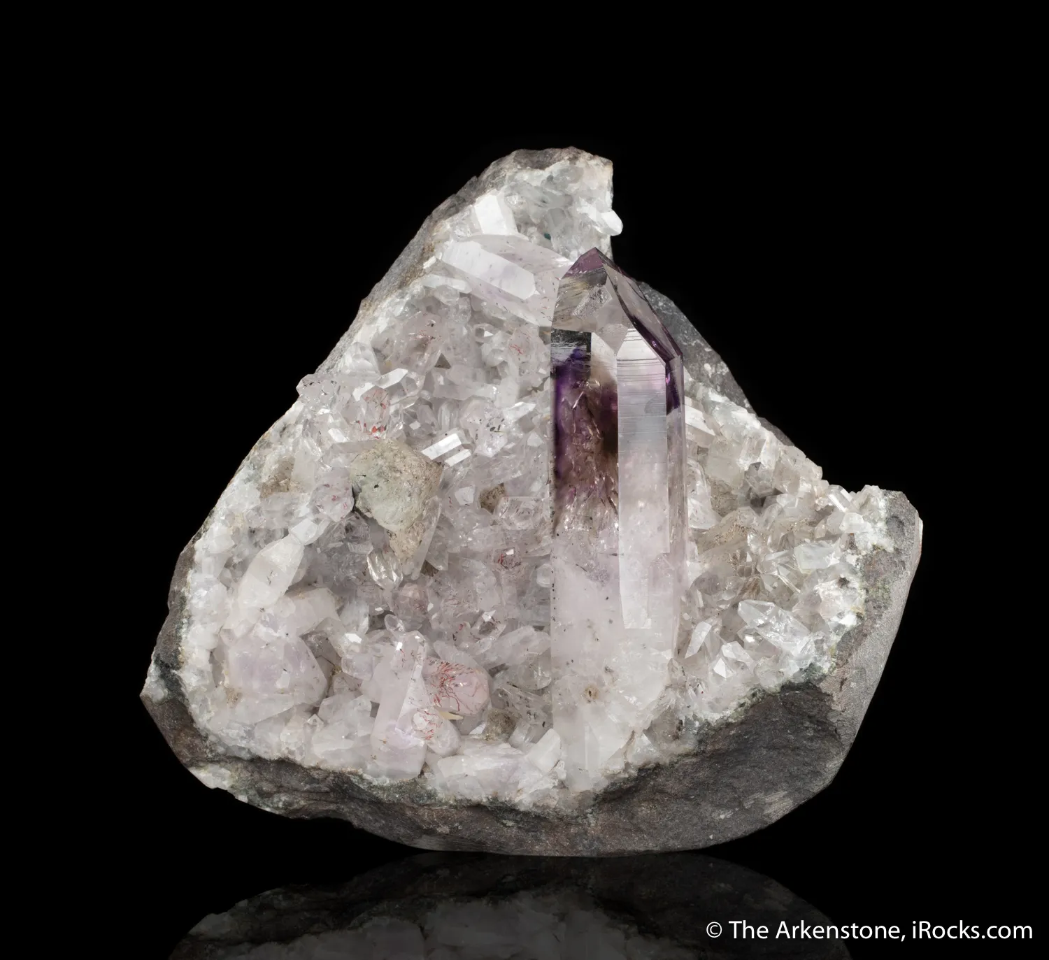 Quartz var. Amethyst and Smoky - image 4