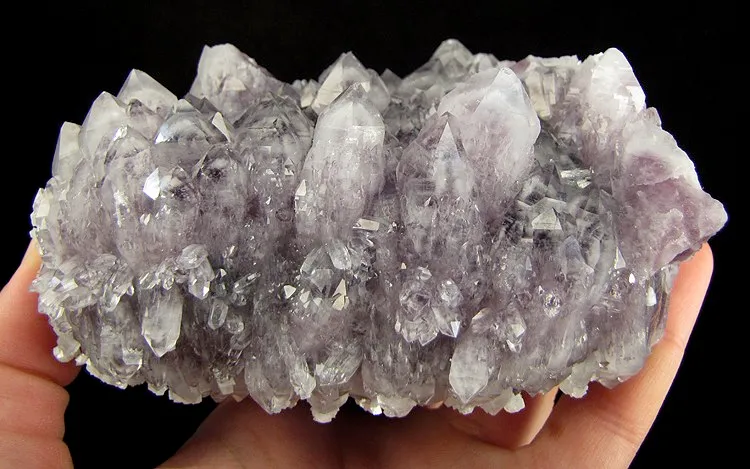 Quartz (Var: Amethyst), Calcite - image 2