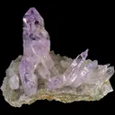 Quartz (Var: Amethyst), Calcite - image 1