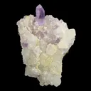 Quartz (Var: Amethyst), Calcite - image 12