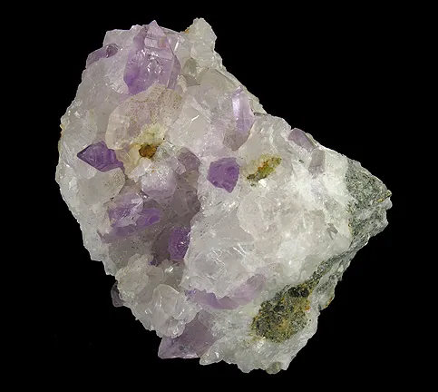 Quartz (Var: Amethyst), Calcite - image 9