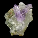 Quartz (Var: Amethyst), Calcite - image 4