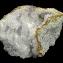 Quartz (Var: Amethyst), Calcite - image 1