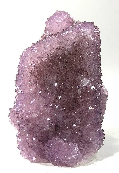 Quartz (Var: Amethyst), Calcite image