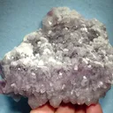 Quartz (Var: Amethyst), Calcite - image 1