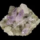 Quartz (Var: Amethyst), Calcite - image 5