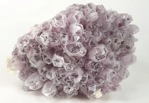 Quartz (Var: Amethyst), Calcite image