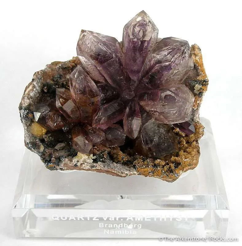 Quartz Var. Amethyst Flower image