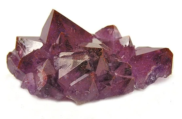 Quartz (Var: Amethyst), Hematite image