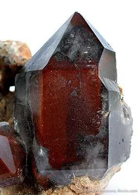 Quartz Var. Amethyst Included With Hematite - image 2