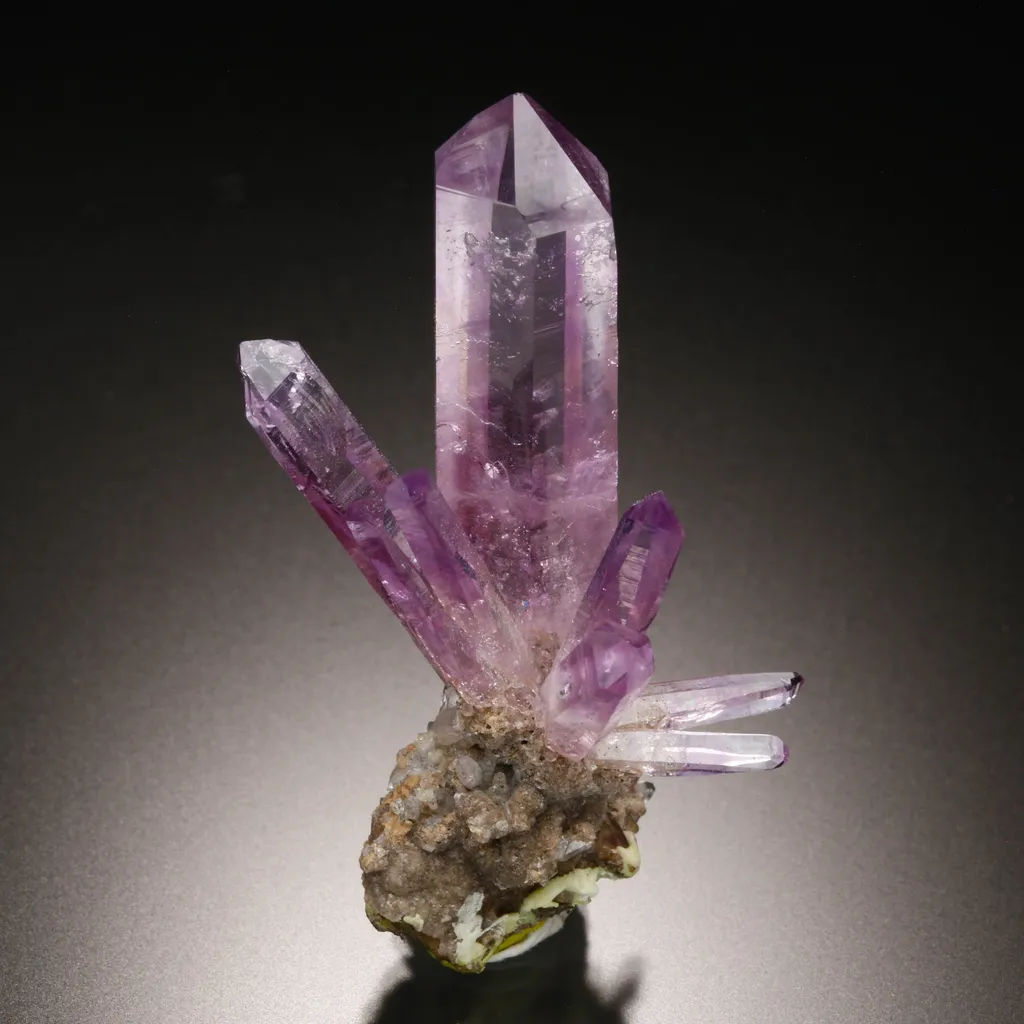 Quartz var. Amethyst, Las Vigas Mun., Veracruz, Mexico image