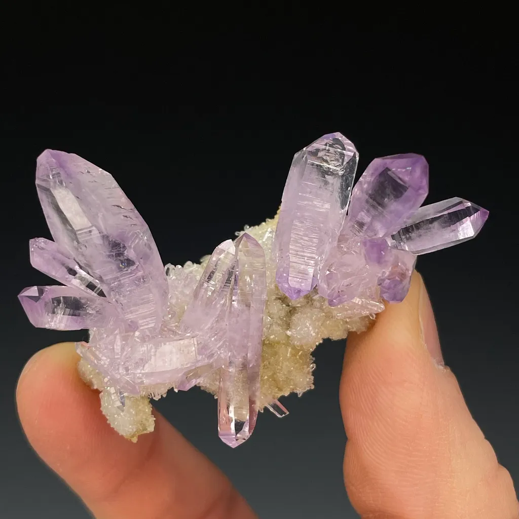 Quartz var. Amethyst, Las Vigas Mun., Veracruz, Mexico image