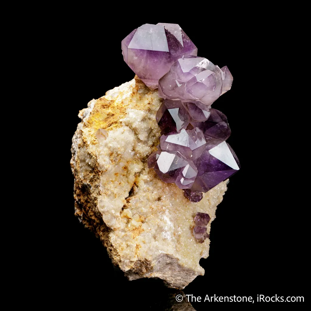 Quartz var. Amethyst on Matrix - image 3