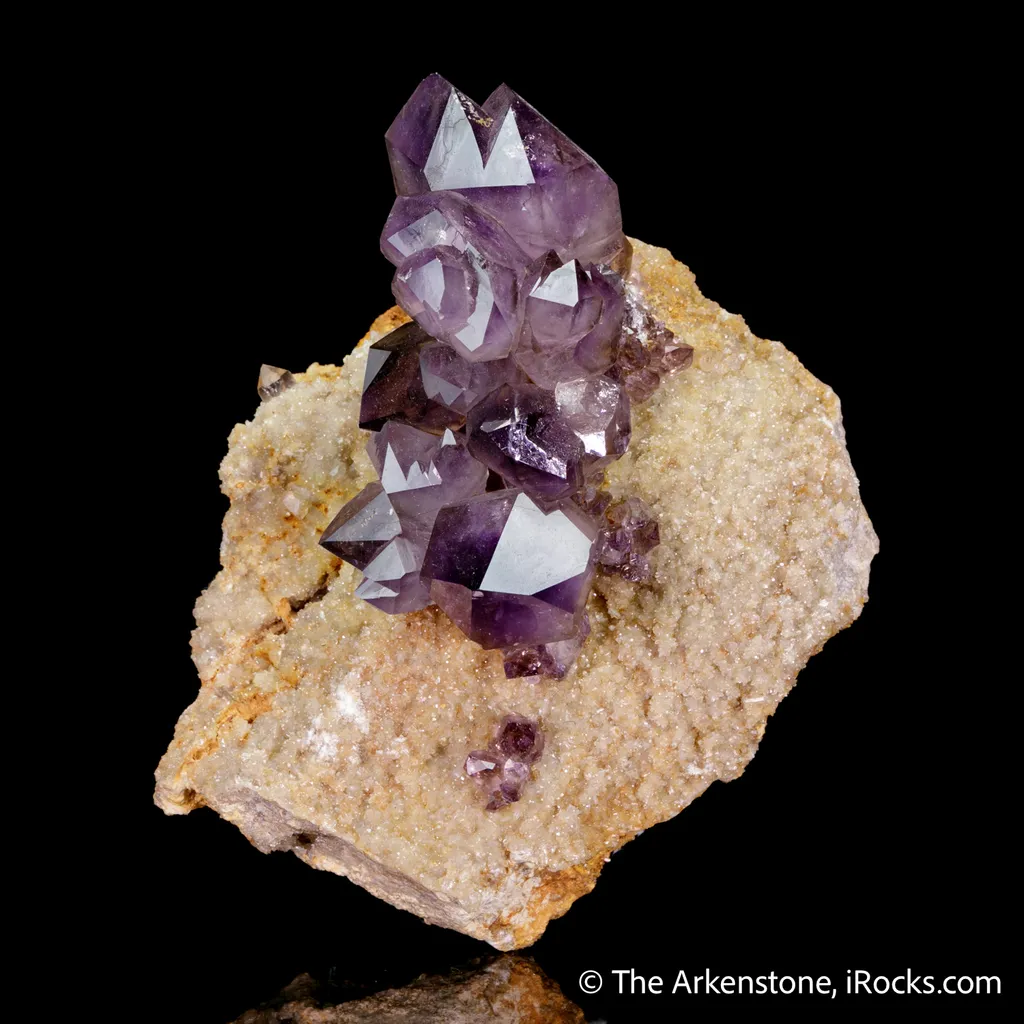 Quartz var. Amethyst on Matrix - image 4