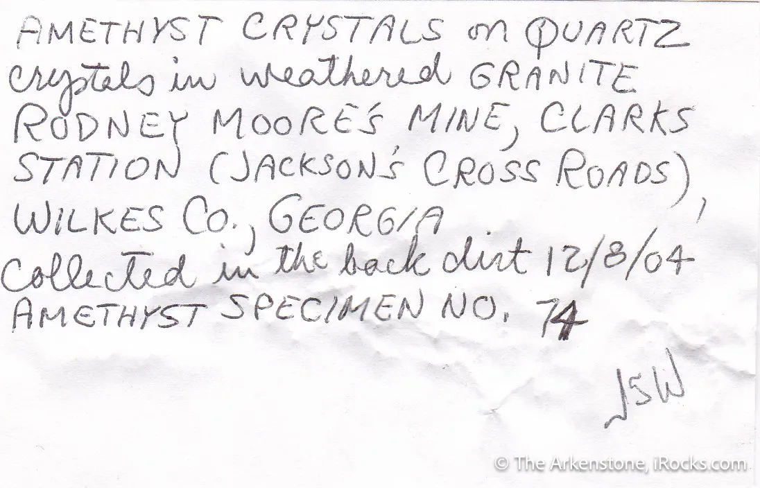 Quartz var. Amethyst on Quartz - image 8