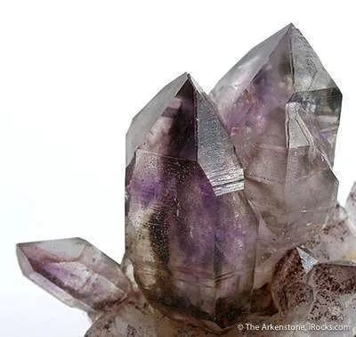 Quartz Var. Amethyst on Quartz - image 3