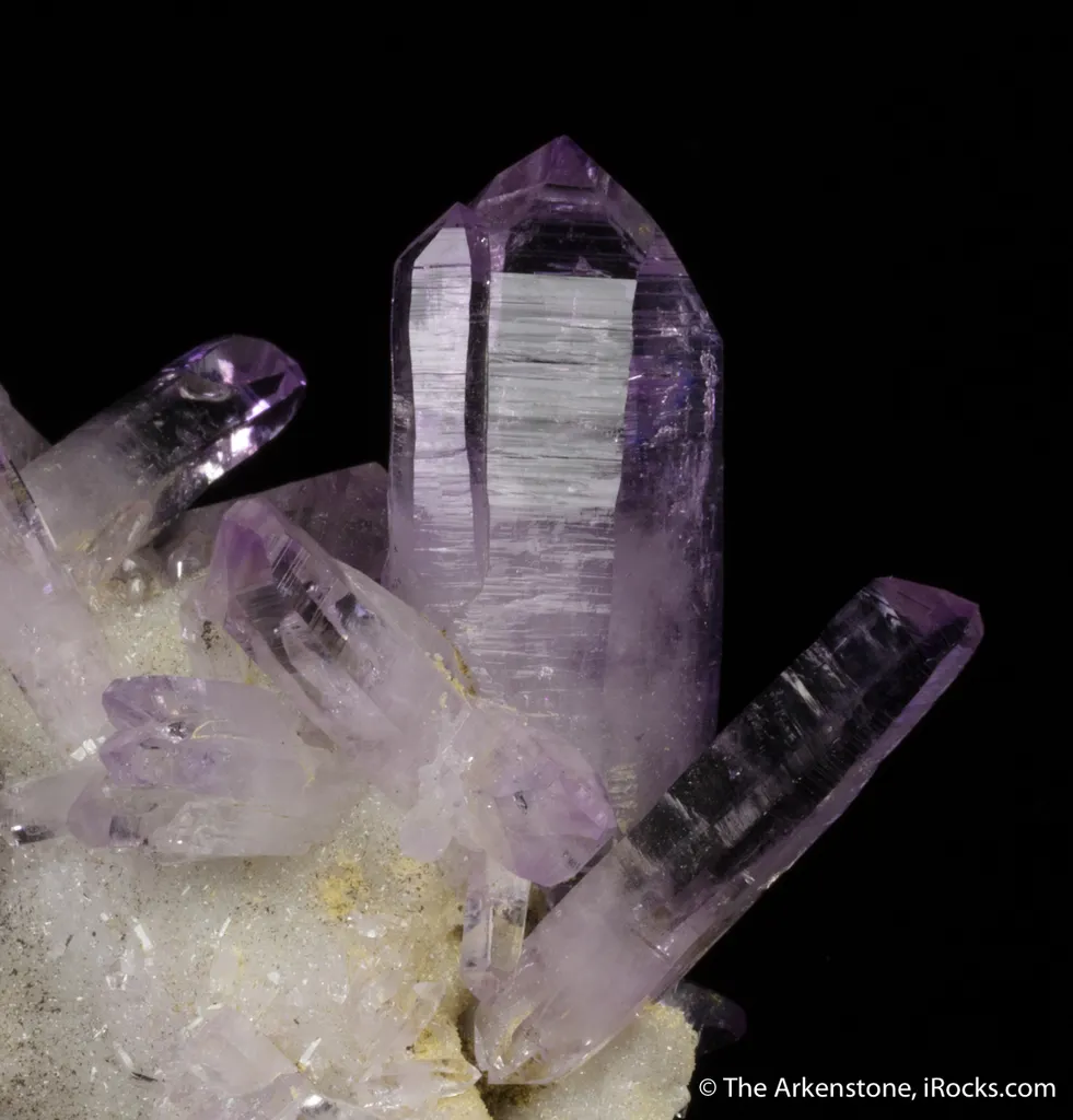 Quartz var. Amethyst on Quartz - image 6