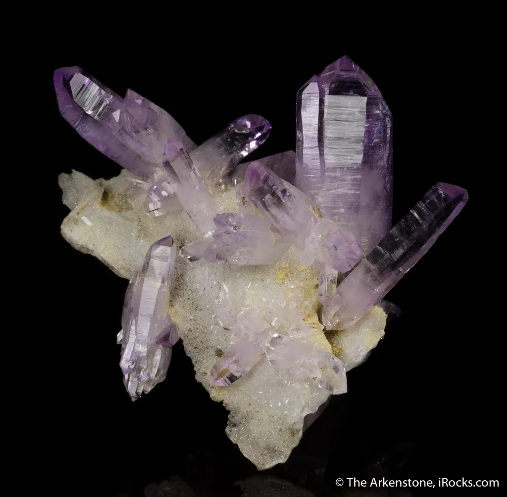 Quartz var. Amethyst on Quartz - image 2