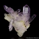 Quartz var. Amethyst on Quartz - image 2