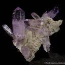 Quartz var. Amethyst on Quartz - image 5