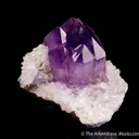Quartz var. Amethyst on Quartz - image 3