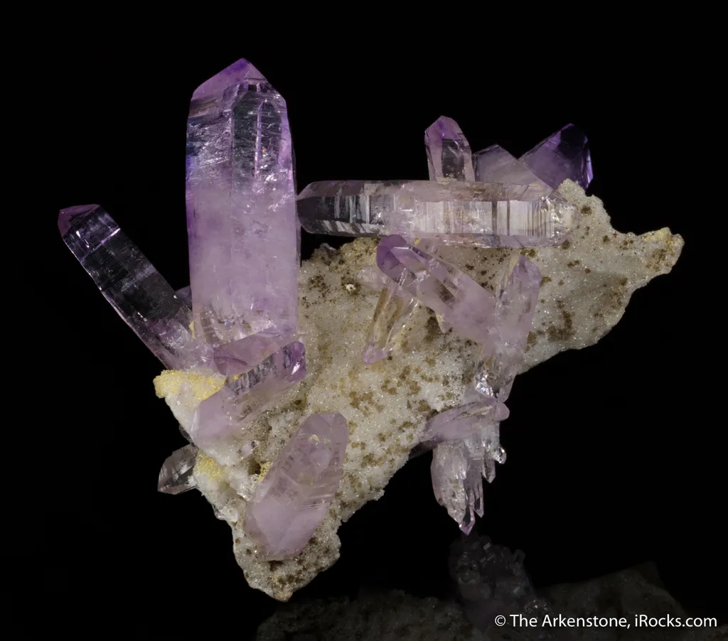 Quartz var. Amethyst on Quartz - image 4