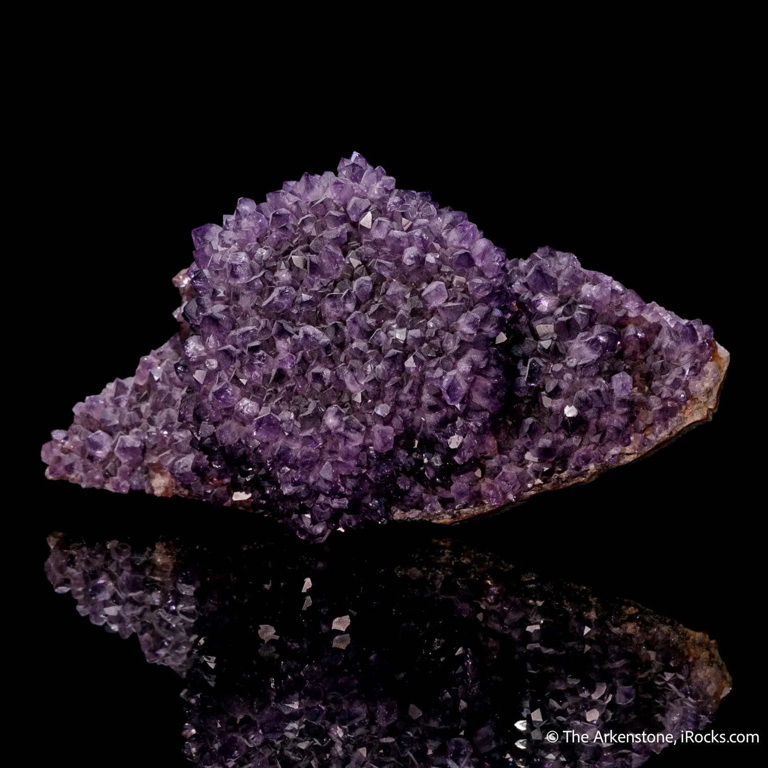 Quartz var. Amethyst ps. Calcite - image 5