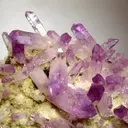 Quartz (Var: Amethyst), Quartz, Epidote - image 2