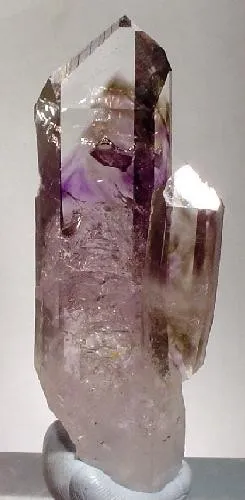 Quartz (Var: Amethyst), Quartz (Var: Smoky Quartz) image