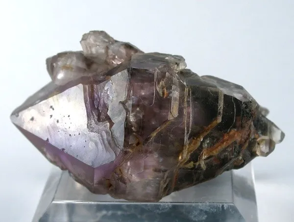 Quartz (Var: Amethyst), Quartz (Var: Smoky Quartz) image