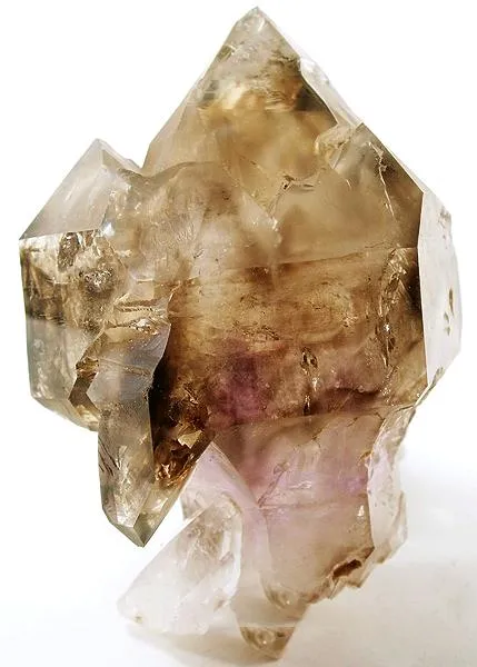 Quartz (Var: Amethyst), Quartz (Var: Smoky Quartz) image