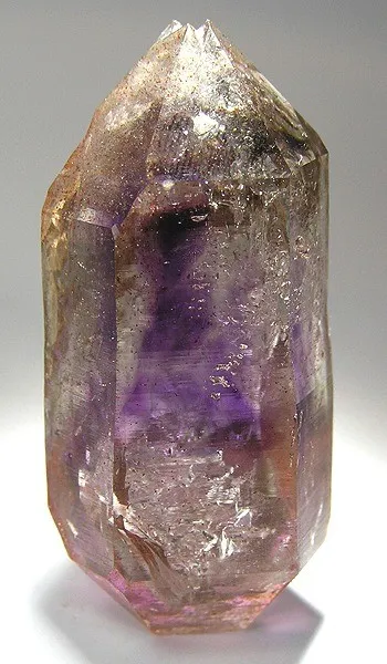 Quartz (Var: Amethyst), Quartz (Var: Smoky Quartz) image