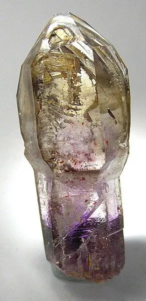 Quartz (Var: Amethyst), Quartz (Var: Smoky Quartz) image