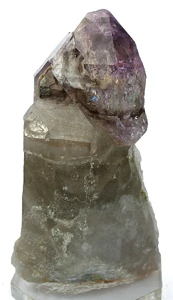 Quartz (Var: Amethyst), Quartz (Var: Smoky Quartz) image