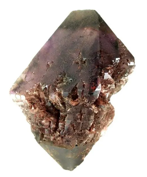 Quartz (Var: Amethyst), Quartz (Var: Smoky Quartz) image