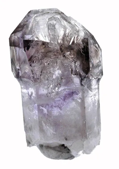 Quartz (Var: Amethyst), Quartz (Var: Smoky Quartz) image