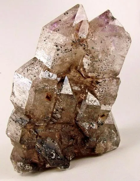Quartz (Var: Amethyst), Quartz (Var: Smoky Quartz) - image 1