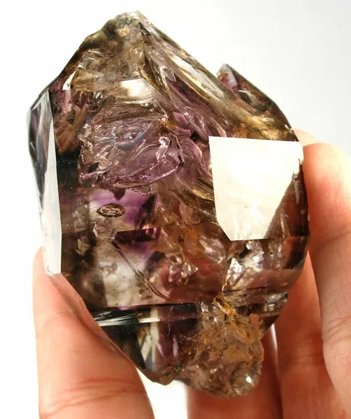 Quartz (Var: Amethyst), Quartz (Var: Smoky Quartz) image