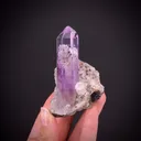 Quartz var. Amethyst with Calcite - image 1