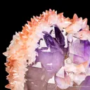 Quartz var. Amethyst with Calcite - image 7