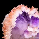 Quartz var. Amethyst with Calcite - image 6