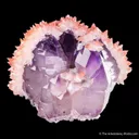 Quartz var. Amethyst with Calcite - image 5