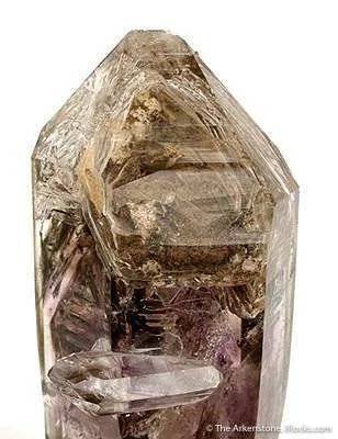 Quartz Var. Amethyst With Clay Inclusions - image 2
