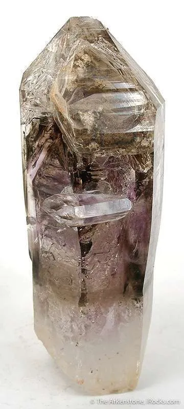 Quartz Var. Amethyst With Clay Inclusions image