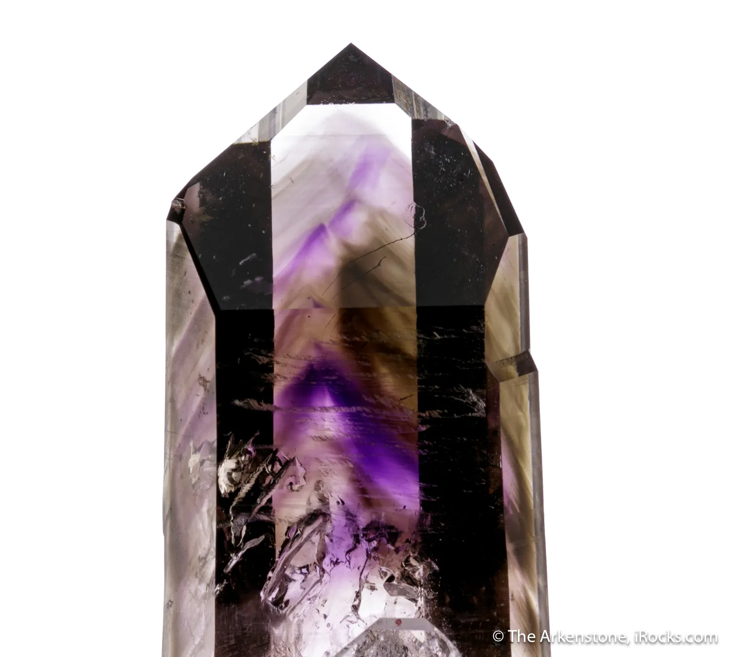 Quartz var. Amethyst with enhydro bubble - image 4