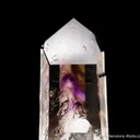Quartz var. Amethyst with enhydro bubble - image 1